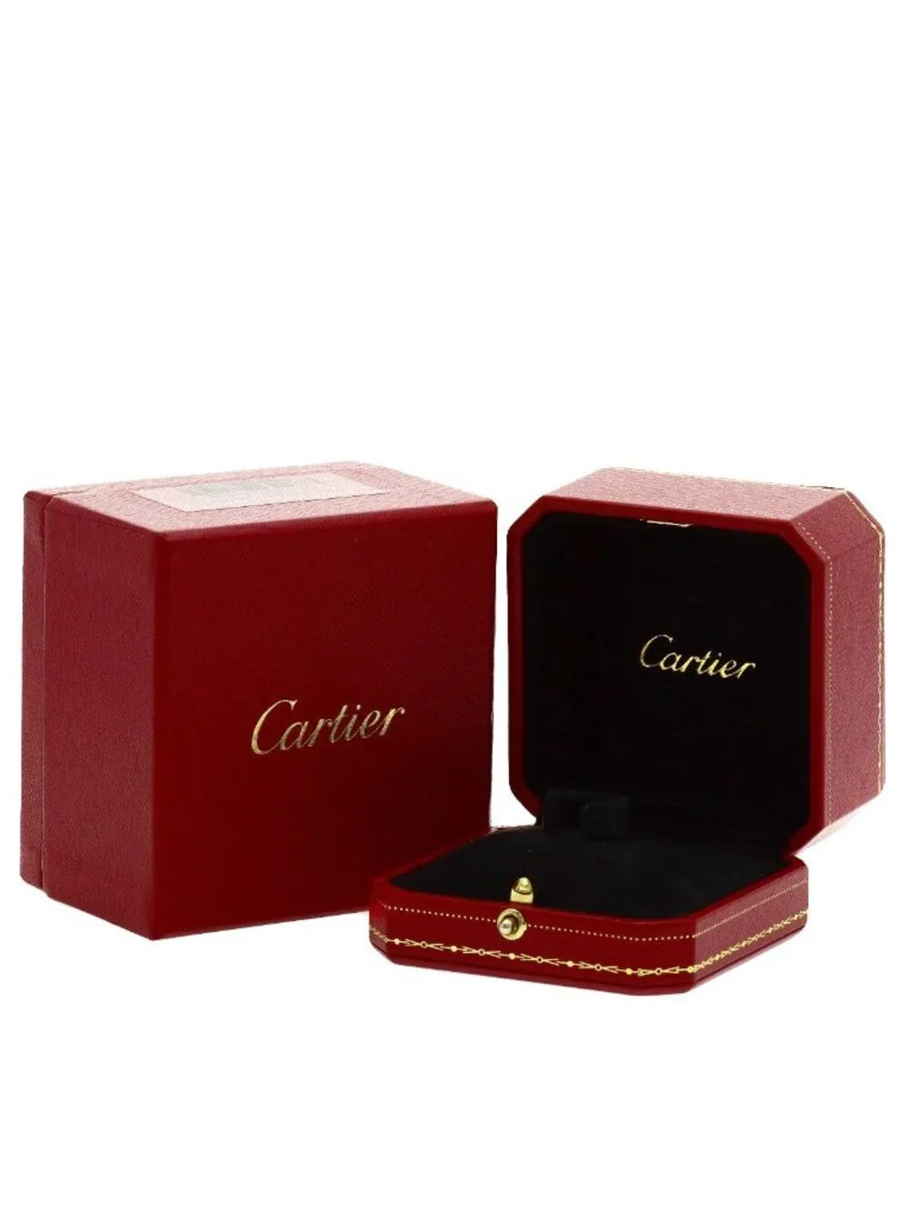 Cartier Maillon Panthere Half Diamond 54 Ring 18k White Gold